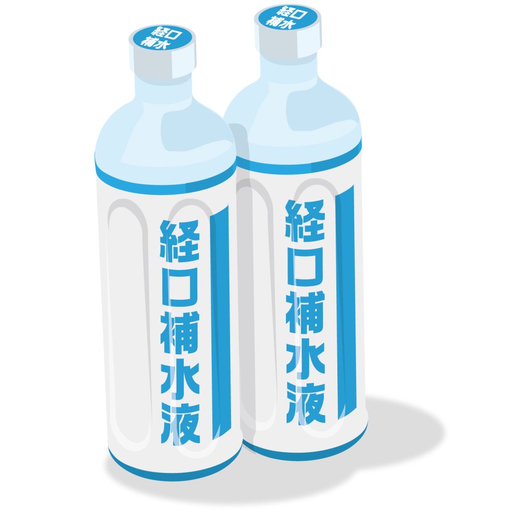 筋肉のけいれんや電解質バランスの乱れを説明する図