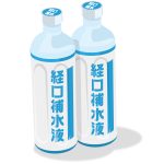 筋肉のけいれんや電解質バランスの乱れを説明する図
